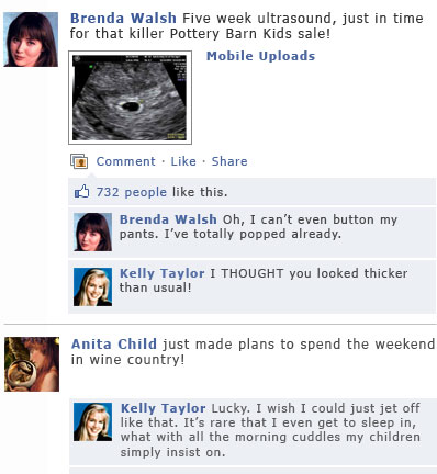 Illustration for article titled What Your Facebook Feed Looks Like When All Your Friends Have Babies